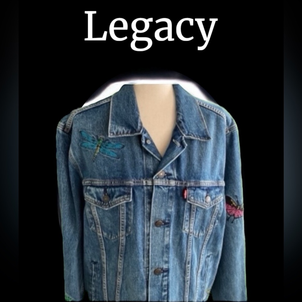 VERY Rare Levi’s Unisex Jean Jacket, Limited édition 1990’s ~ size Large ~NWT - Picture 15 of 16